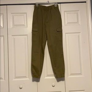 Army green joggers (never worn)